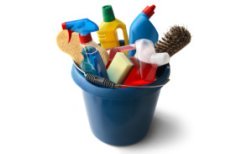 i priset ingår förstås städprodukterna